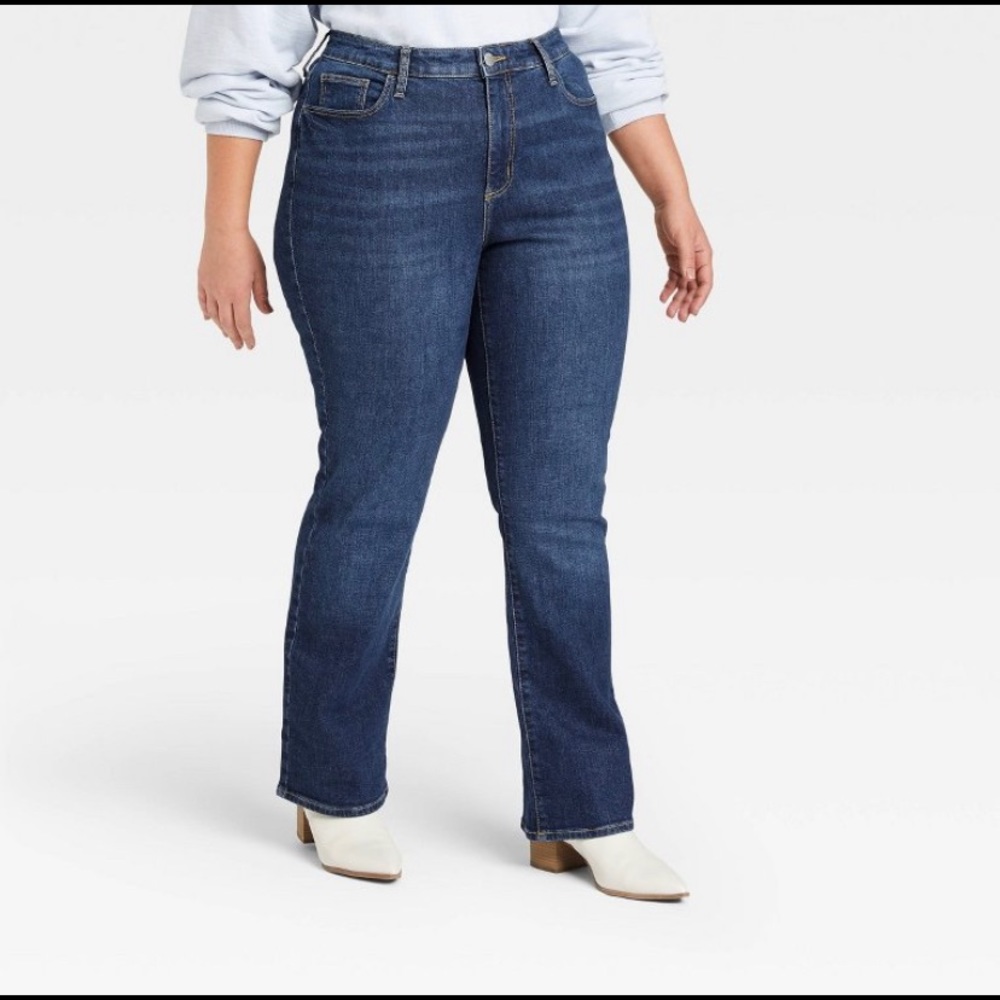 High Rise bootcut blue jeans size 20W Universal Thread